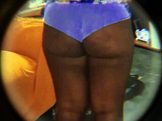 Hidden Camera Uncovers Devout Neighbor's Secret Huge Ass Indulgence at Home