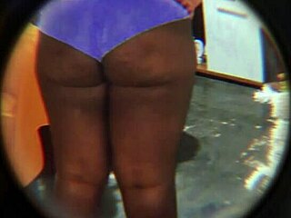 Hidden Camera Uncovers Devout Neighbor's Secret Huge Ass Indulgence at Home