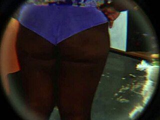 Hidden Camera Uncovers Devout Neighbor's Secret Huge Ass Indulgence at Home