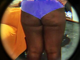 Hidden Camera Uncovers Devout Neighbor's Secret Huge Ass Indulgence at Home