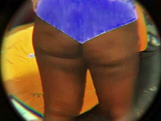 Hidden Camera Uncovers Devout Neighbor's Secret Huge Ass Indulgence at Home