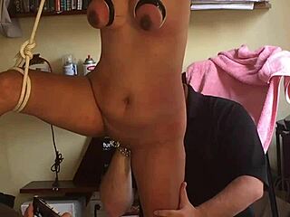 intense milf fist fucked hard hogtied in bdsm session screaming pleasure