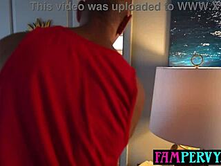 Juniper Ren Grabs Stepdad's Monster Cock