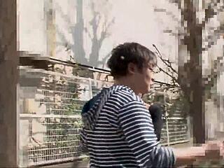 hey girls, didn't we get carried away with that wild japanese college creampie handjob orgy on the way home?