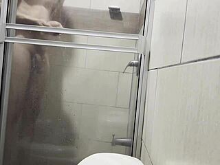 they spy me in bathroom masturbating with cousin's panties during casting interview