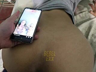 Bebelexxx kicks off with footjob then bends over submissively for intense doggystyle ass spreading