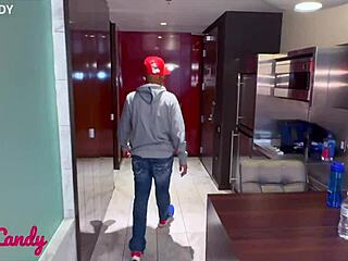 tati's maid ass plugged before big black cock interracial squirting