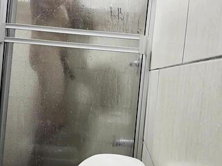 they spy me in bathroom masturbating with cousin's panties during casting interview