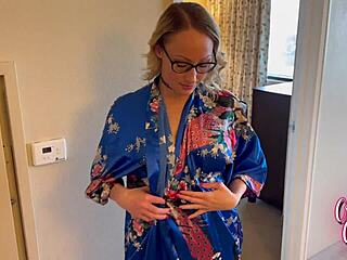 Petite Blonde Friend's Mom Begs for My Big Dick in Taboo Cowgirl Ride