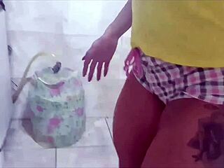 He Can't Resist Kitchen Tease from Sexy Latina Curves