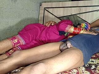 Hot indian desi sister-in-law rides brother-in-law's cock in steamy bathroom