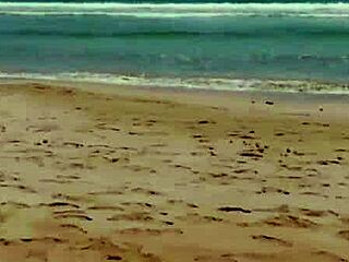 Small Tits Milf Strips Bikini On Beach Posing Seductively