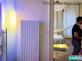 Ladylyne's juicy milf pussy awaits your cock while husband stays away