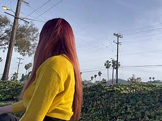 Artemisia Love Lights Up Outdoors In Smoky Fetish Display