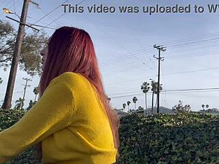 Artemisia Love Lights Up Outdoors In Smoky Fetish Display