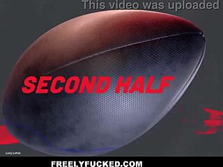big butt teen stepdaughter gets freeused by stepdad's monster cock while he watches football