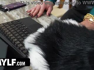 CUTE NEKO GIRL takes stepbro's cock in her tight holes deep