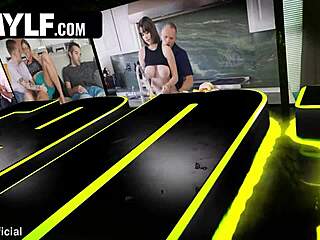 Scarlett and CJ watch wife deepthroat stranger in bound anal 3some cuckold