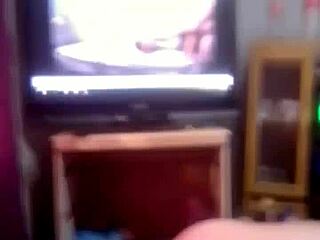 Fucking Fat Filthy Wife While Watching Tight Petite Teen Stepdaughter Video