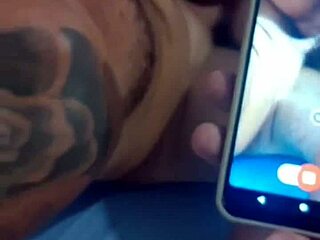 damn belan pays electrician with pussy fuck and facial while hubby films