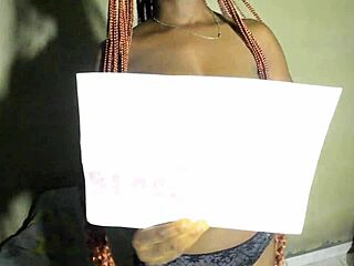 Verification Video Shows Amateur Tits and Solo Masturbation Tease