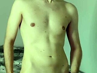 Webcam masturbation builds to huge cum explosion on face in bedroom!