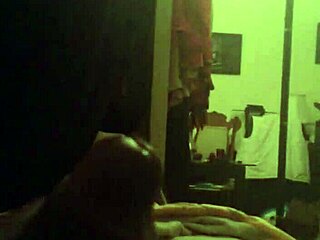 Black shemale strokes her big cock solo till massive cumshot explosion