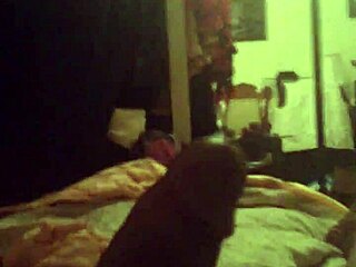 Black shemale strokes her big cock solo till massive cumshot explosion