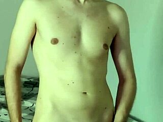 Webcam masturbation builds to huge cum explosion on face in bedroom!