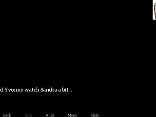 my new family 18yo redhead teen teases her small tits in erotic game