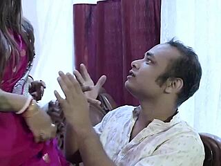 married indian wife teases hairy wet pussy for pov doggystyle creampie fucking with romantic hindi moans