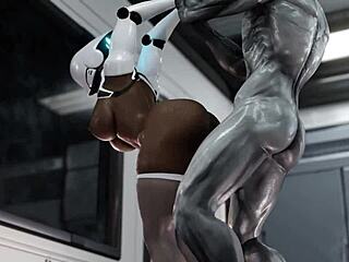 Huge Ass Robot Pounded Deep by Hung Alien's Monster Cock Part 3