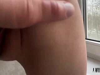 imagine this submissive bdsm slut getting trained hard for public fisting by her master