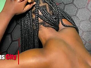 Stepbrother Pounds Ebony Teen Pussy Hardcore Doggy!