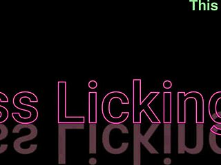 slave gently deeply licks mistress asshole ass worship femdom