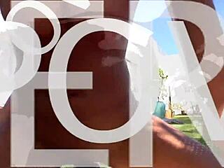 ¡fuck this latina milf slut's gaping asshole doggystyle in lingerie fishnets heels!