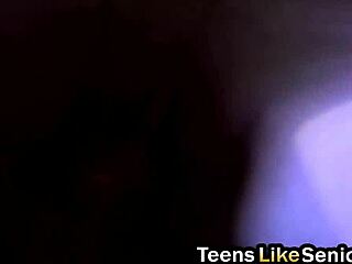 Petite blonde witch slut fucks old guy missionary proving age means nothing hardcore