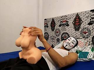 My Big Cock Explodes Orgasm Inside Kinky Sex Doll Fuck Hole!