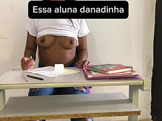 Teacher And Student Share Secret Classroom Moments During Recess