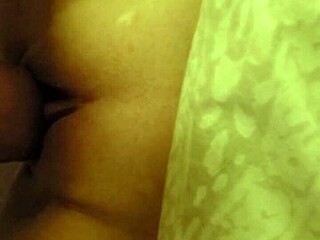 my tip teases her wet pussy while she squirms with need