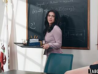 stepmom sneaks around with sibling's curvy teacher friend