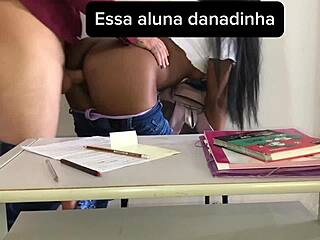 Teacher And Student Share Secret Classroom Moments During Recess