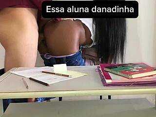 Teacher And Student Share Secret Classroom Moments During Recess