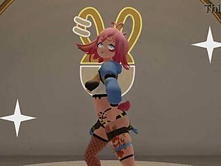 Watch Aespa's MMD hentai babes rip clothes in provocative 3D striptease whiplash dance!