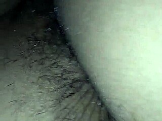 ebony homemade wet pussy stretched by monster black cock close-up