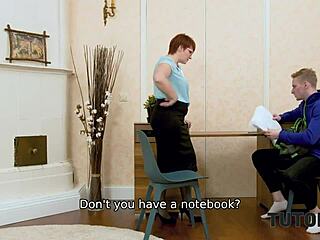 pretty tutor skips lesson to fuck eager student in hd