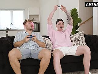 stepbros' massive cocks stretch hot stepsis eliz benson wide!