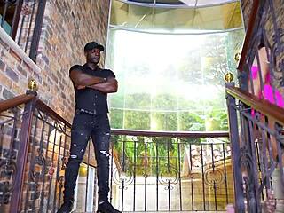 blonde sara blonde sneaks in to fuck her bbc slave hard while husband stays away at home