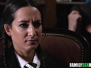 adam's stepmom milf mother-in-law joins teen brunette blonde student foursome lesbian parody taboo fuck