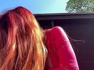 hey italian milf artemisia's outdoor hair fetish rocks 🌿💋